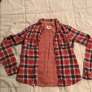 Hollister long sleeve flannel.